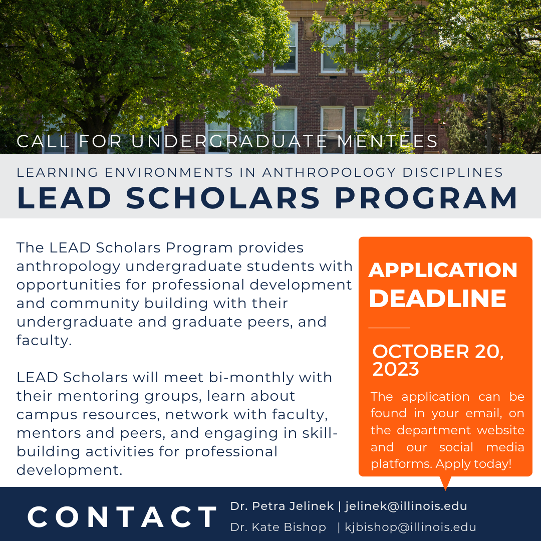Lead scholars program call for undergraduate and graduate student